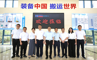 許大為、龍九文一行調(diào)研海重重工